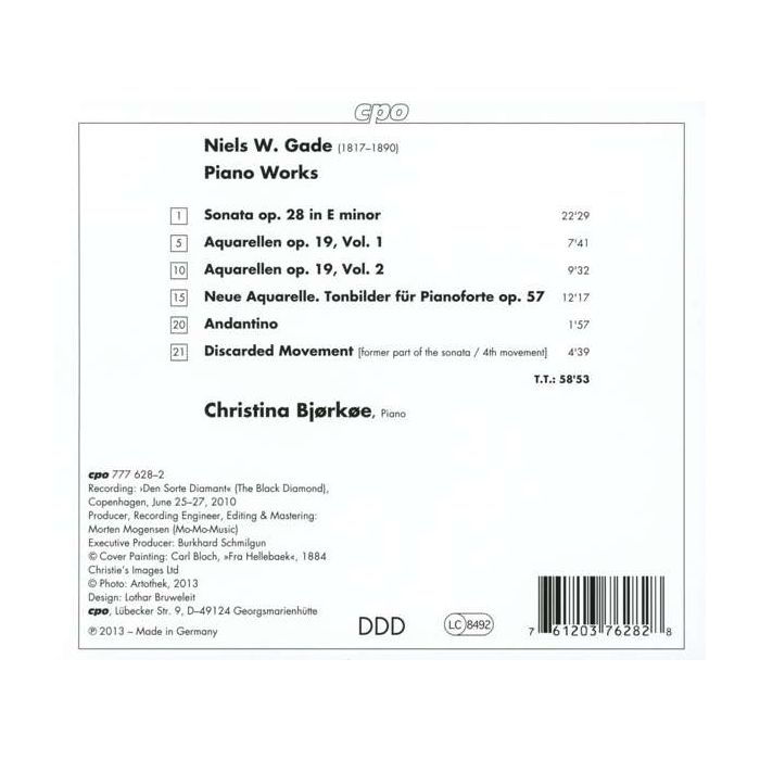 Gade: Piano Sonata op. 28, Aquarellen - slide-1
