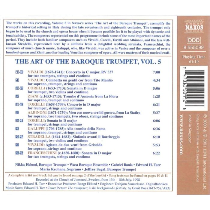 The Art of the Baroque Trumpet Vol.5 - slide-1