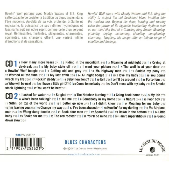 Blues Characters - Wolf Howlin': Back Door Man - slide-1