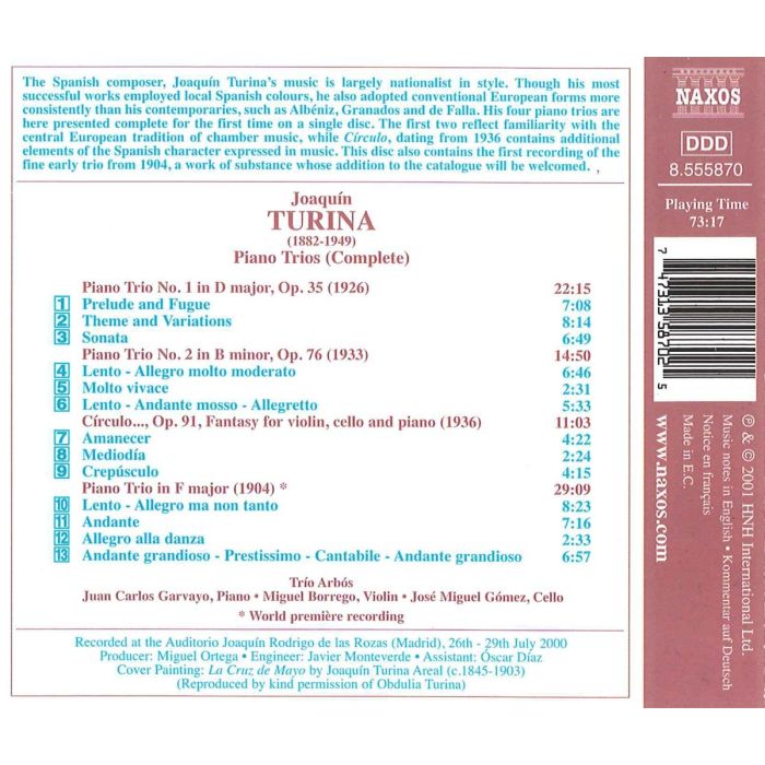 TURINA: Piano Trios (Complete) - slide-1