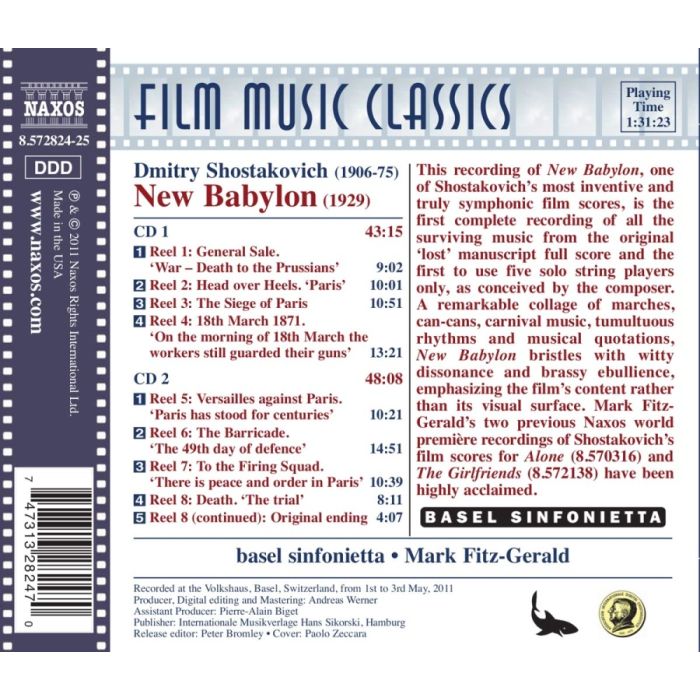 Shostakovich: New Babylon (1929) - muzyka filmowa - slide-1