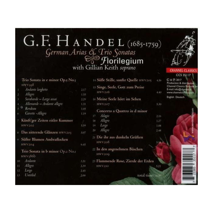 Handel: German Arias & Trio Sonatas - slide-1