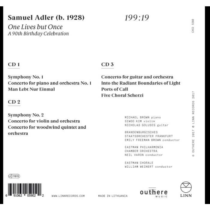 Adler: One Lives but Once - A 90th Birthday Celebration - slide-1
