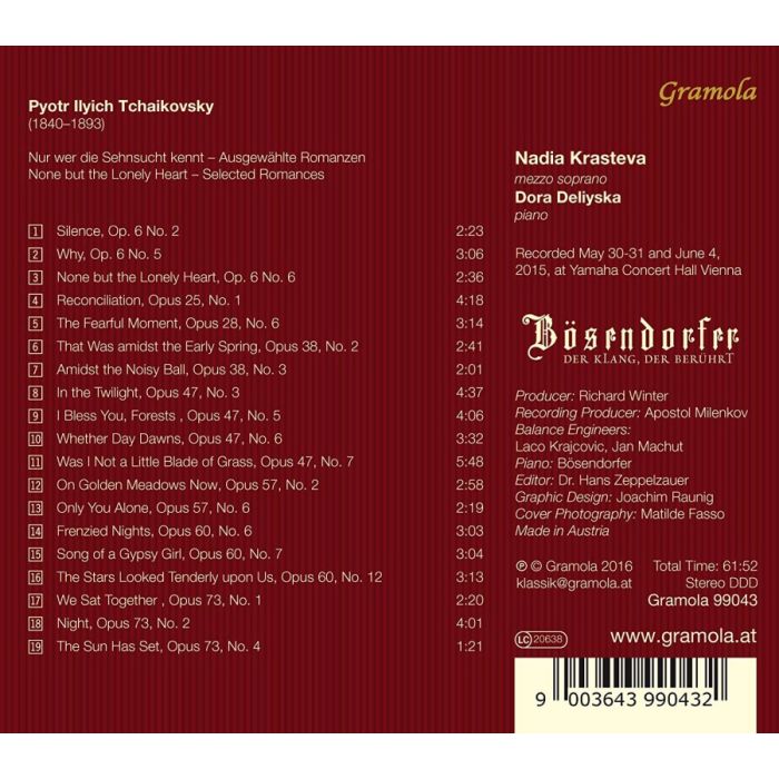 Tchaikovsky: None but the Lonely Heart - Selected Romances - slide-1