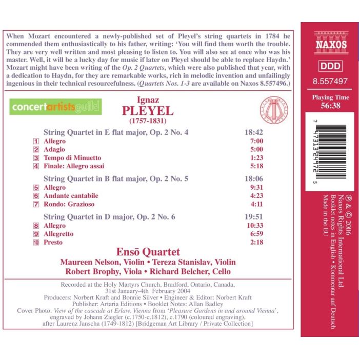 PLEYEL: String Quartets Op. 2, Nos. 4-6 - slide-1