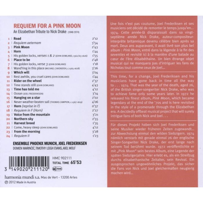 Requiem for a Pink Moon - An Elizabethan Tribute to Nick Drake - slide-1