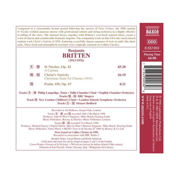 BRITTEN: St.Nicolas-Cantata op.42 - slide-1