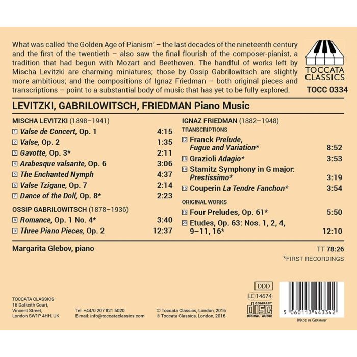 Levitzki: Complete Works for Solo Piano - slide-1