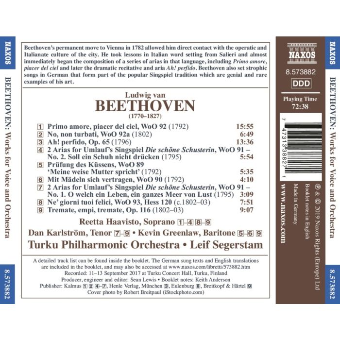 Beethoven: Works for Voice and Orchestra - slide-1