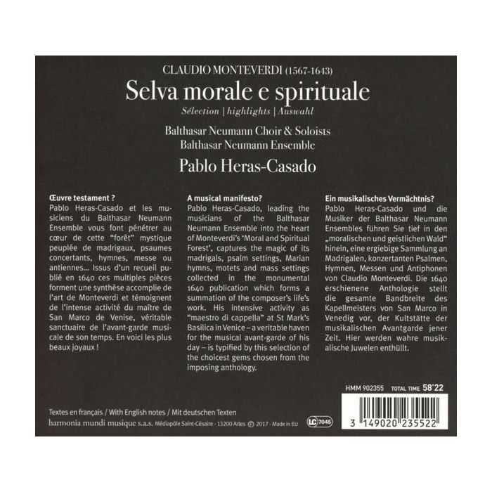 Monteverdi: Selva morale e spirituale (fragmenty) - slide-1