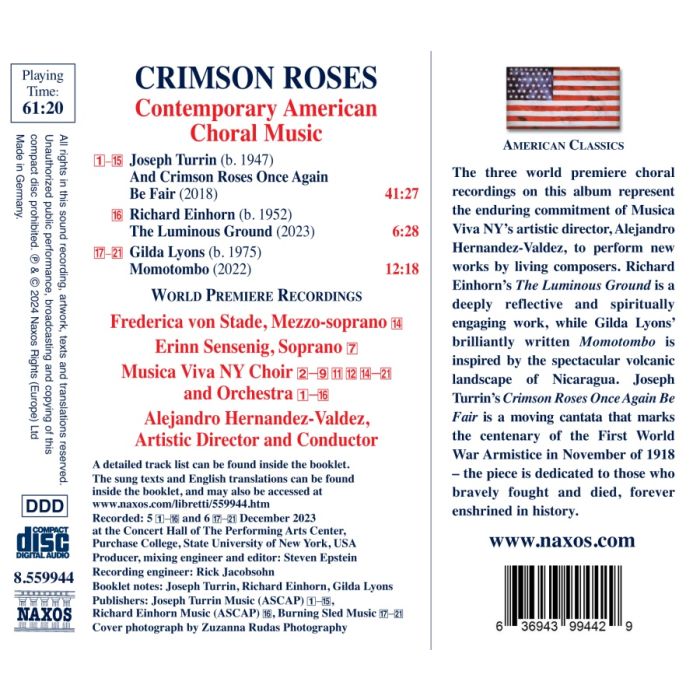Crimson Roses - Contemporary American Choral Music - slide-1