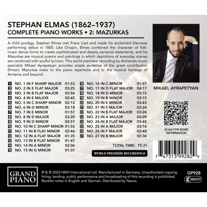 Elmas: Complete Piano Works Vol. 2 - slide-1