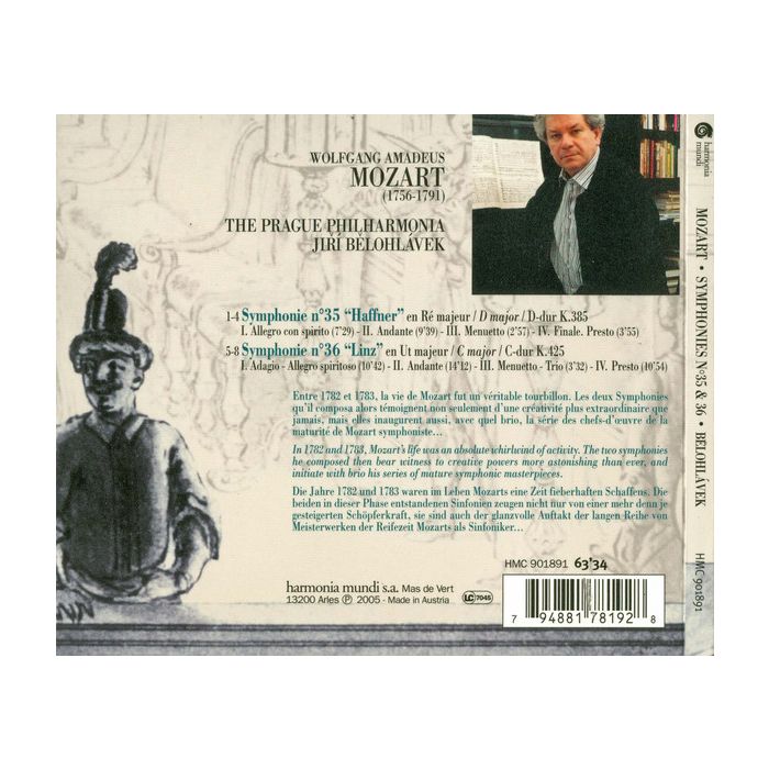 Mozart:  Symphonies No. 35 & 36, Haffner - Linz - slide-1