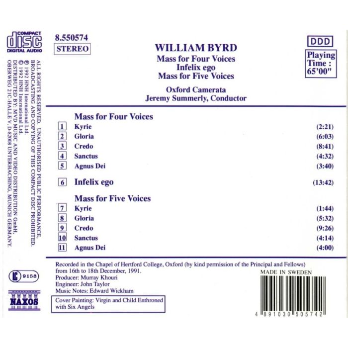 Byrd: Masses for Four and Five Voices - slide-1