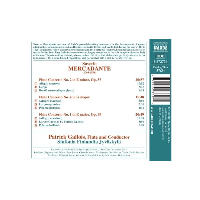 Mercadante: Flute Concertos Nos. 1, 2 & 4 - slide-1