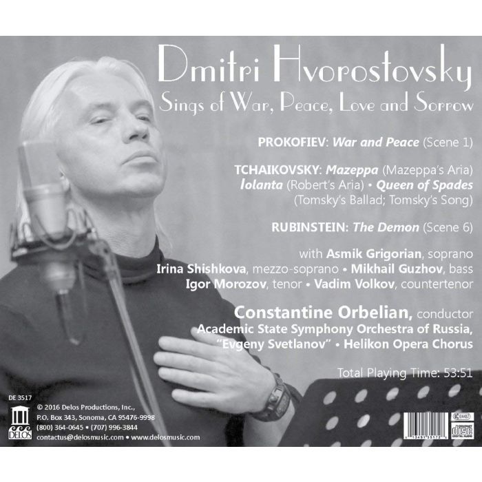Hvorostovsky sings of War, Peace, Love and Sorrow - Prokofiev; Rubinstein; Tchaikovsky - slide-1
