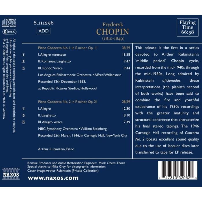 CHOPIN: Piano Concertos 1 & 2 - slide-1