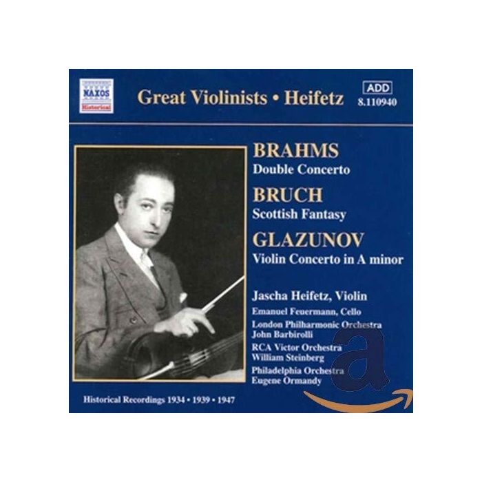 Brahms: Double Concerto / Bruch: Scottish Fantasy / Glazunov: Violin Concerto in A minor