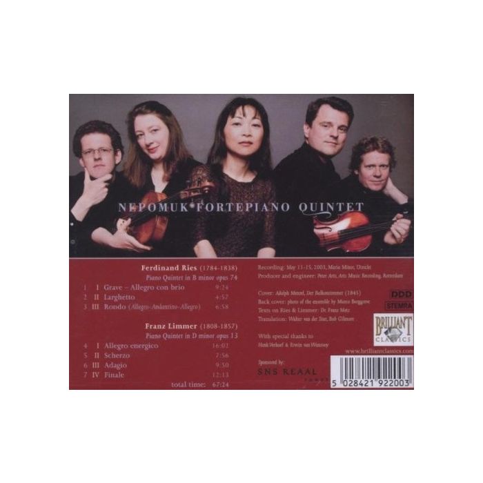 Ries & Limmer: Nepomuk Forte Quintet