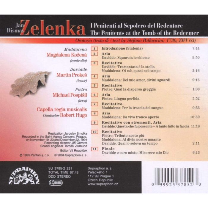 Zelenka: I Penitenti al Sepolcro del Redentore (Oratorium ZWV 63) - slide-1
