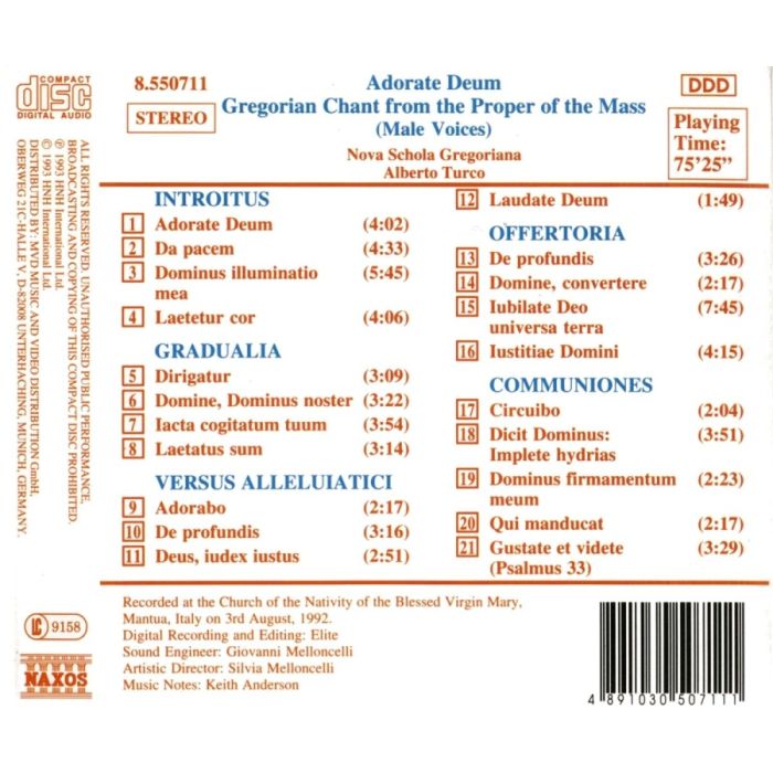 Adorate Deum - Gregorian Chant - slide-1