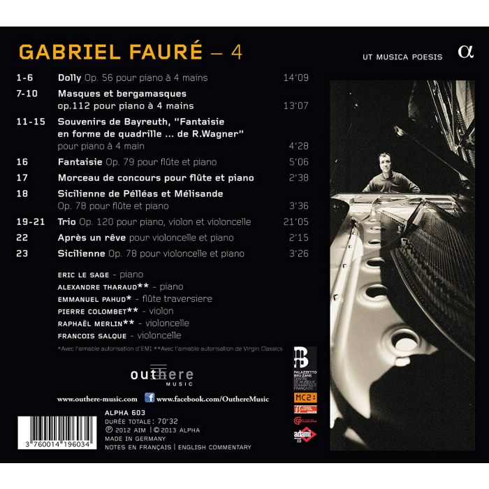 Fauré Vol. 4: Duos and Trios with piano - slide-1