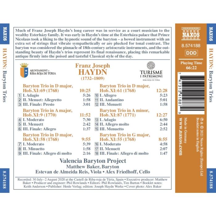 Haydn: Baryton Trios - slide-1