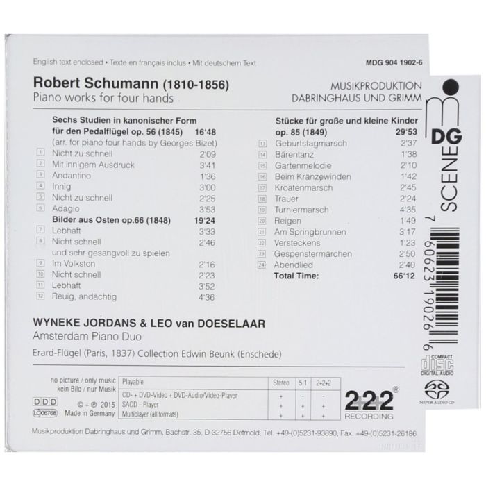 Schumann; Piano Works For 4 Hands - slide-1