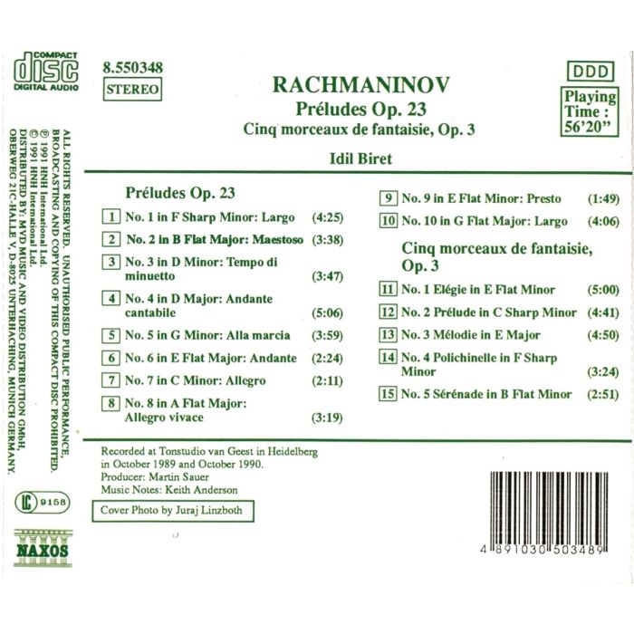 Rachmaninov: 24 Preludes vol. 1 - slide-1