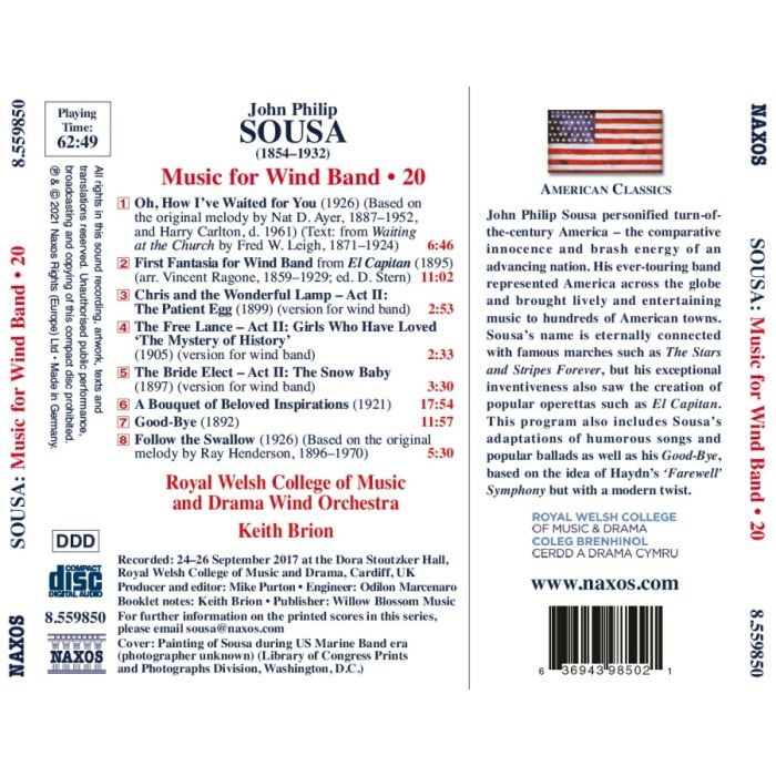 Sousa: Music for Wind Band Vol. 20 - slide-1