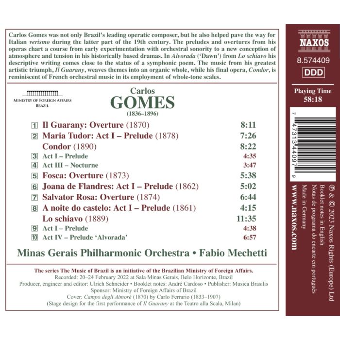 Gomes: Opera Overtures and Preludes - slide-1