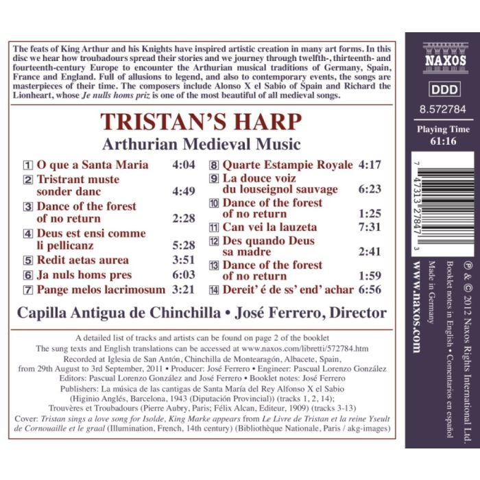 Tristan's Harp - Arthurian Medieval Music - slide-1
