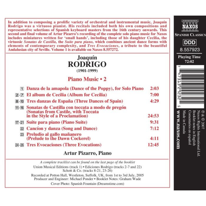 Rodrigo: Joaquín - Piano Music Vol. 2 - slide-1