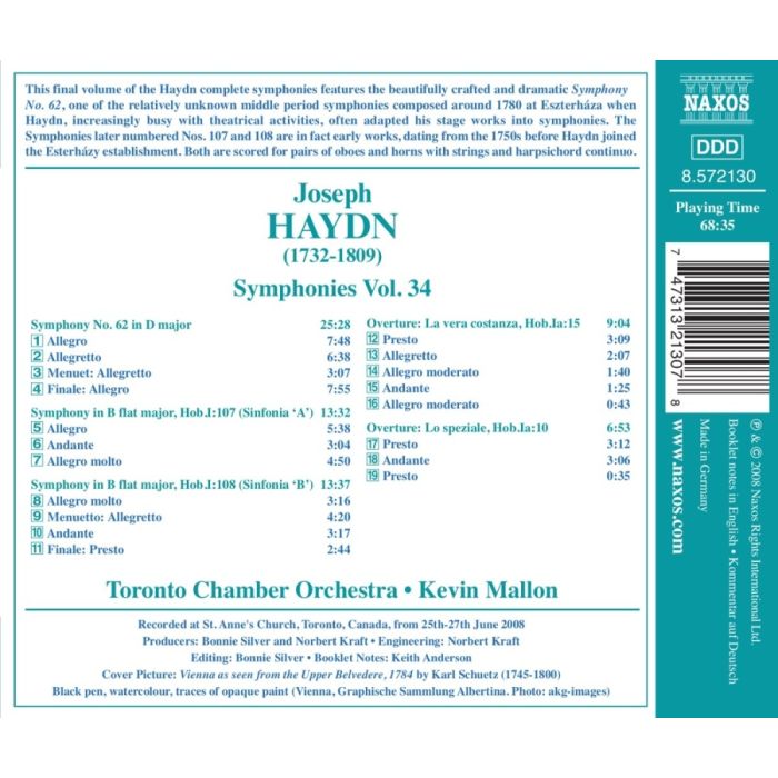 Haydn: Symphonies Vol. 34 - slide-1