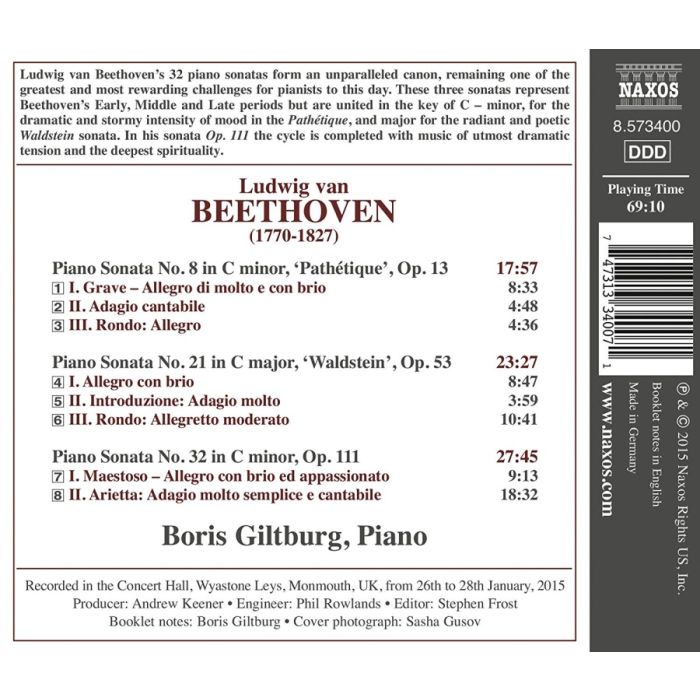 Beethoven: Piano Sonatas Nos. 8, 21 and 32 - slide-1