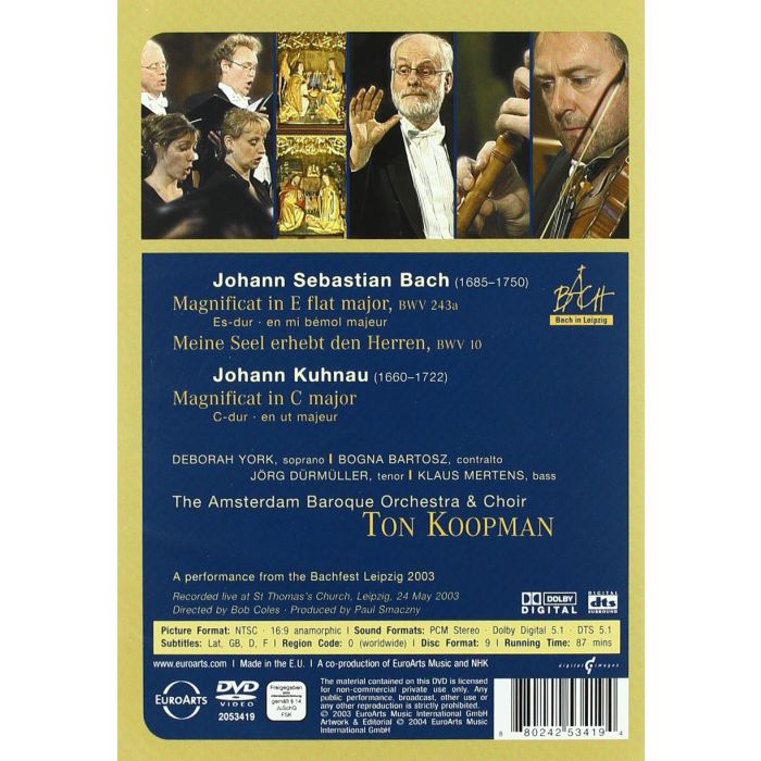 BACH: Magnificat DVD - slide-1