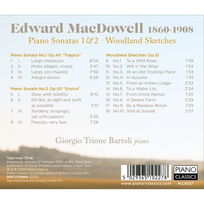 MacDowell: Piano Sonatas 1 & 2; Woodland Sketches - slide-1