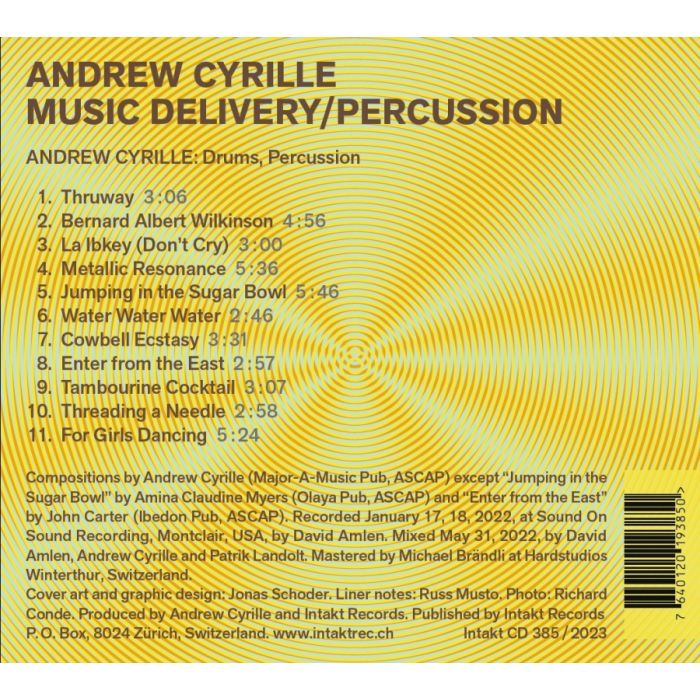 Cyrille: Music Delivery / Percussion - slide-1