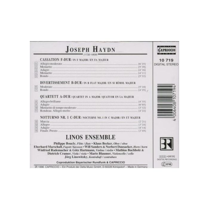 Haydn: Chamber Music for Wind and Strings - slide-1