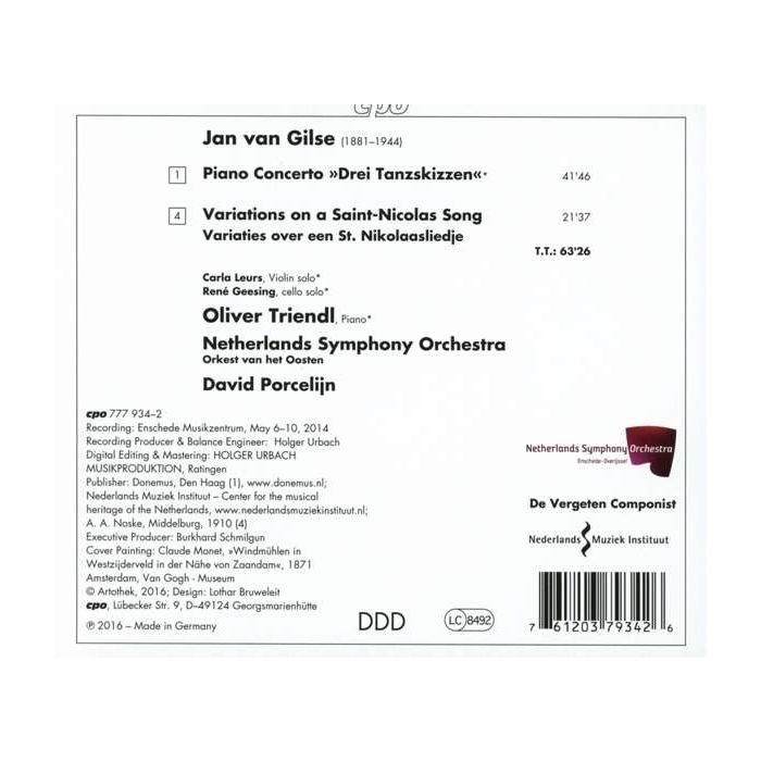 Gilse: Piano Concerto „Drei Tanzskizzen“  Variations on a Saint-Nicolas Song - slide-1