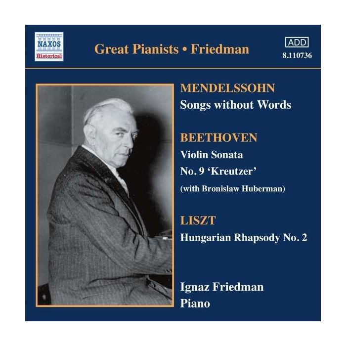 Great Pianists - Friedman, Vol 4