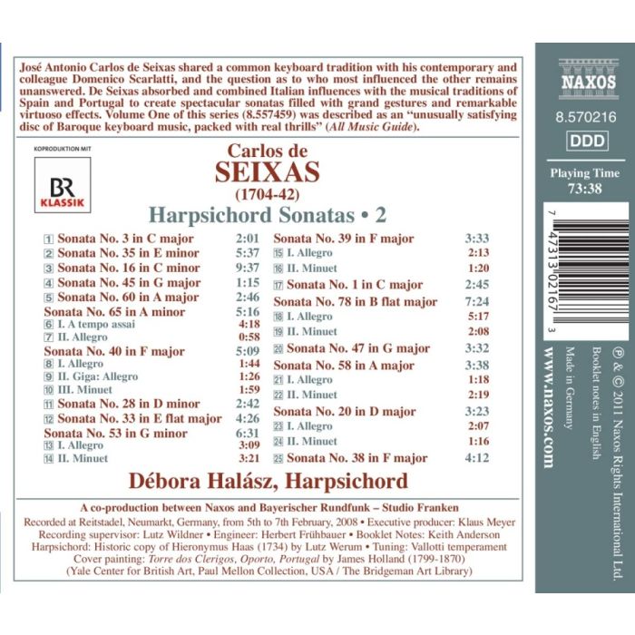 Seixas: Harpsichord Sonatas • 2 - slide-1