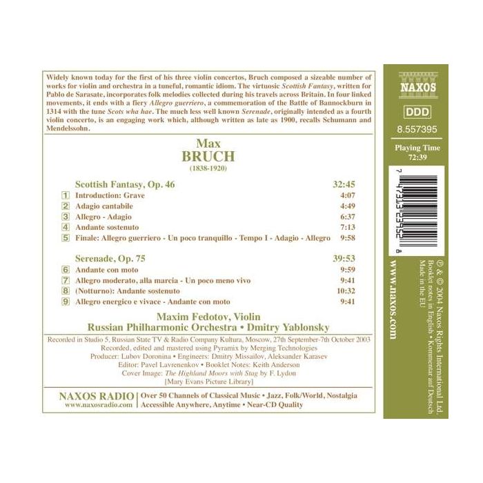 BRUCH: Scottish Fantasy, Serenade - slide-1