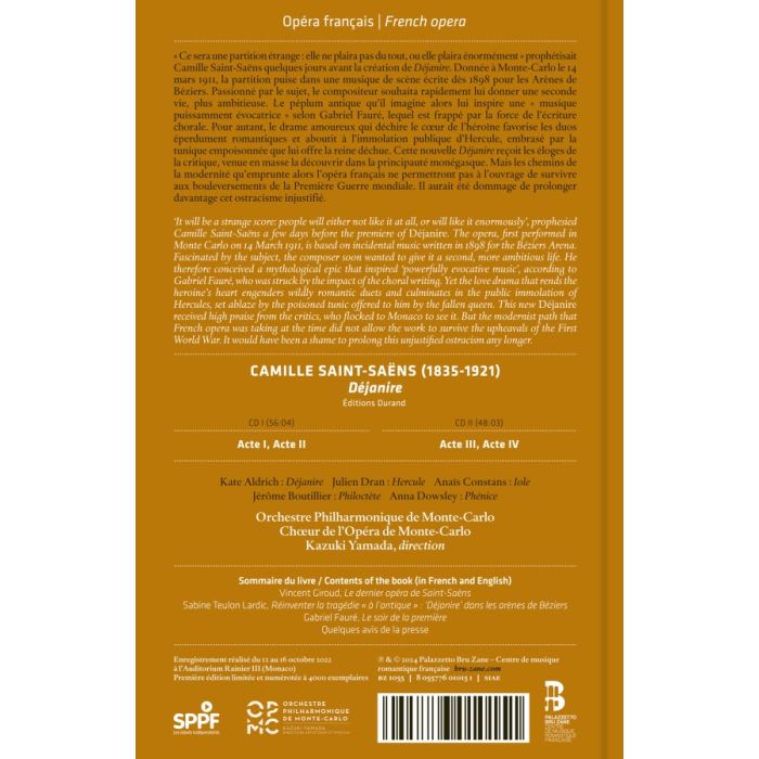 Saint-Saëns: Déjanire - slide-1