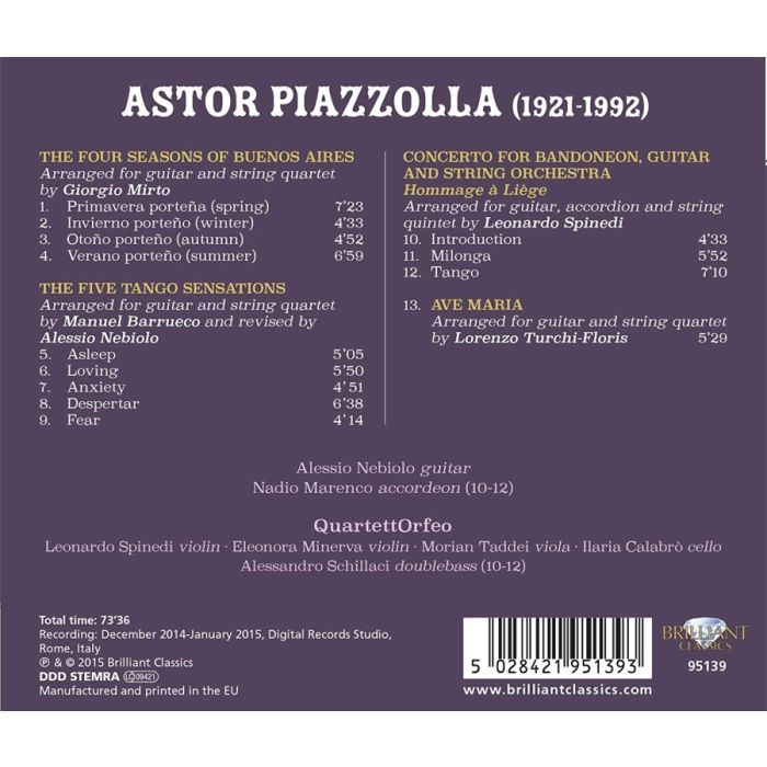 Piazzolla: El Otro Astor, Music for Guitar and Strings - slide-1