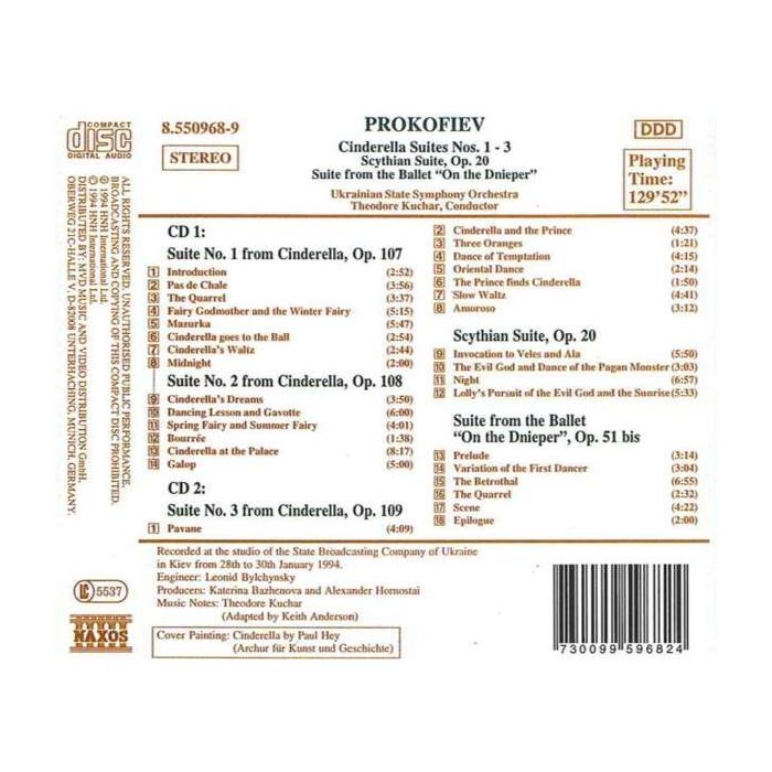 Prokofiev: Cinderella Suites 1-3, Scythian Suite, On the Dnieper - slide-1
