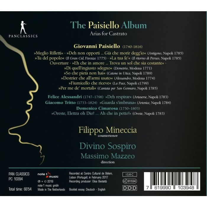 Paisiello: The Paisiello Album - Arias for Castrato - slide-1