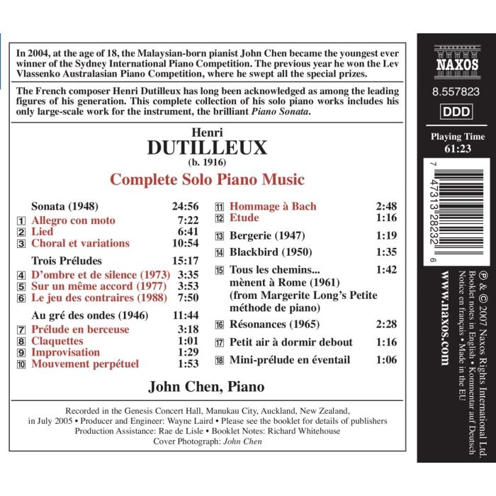 DUTILLEUX: Complete Solo Piano Music - slide-2
