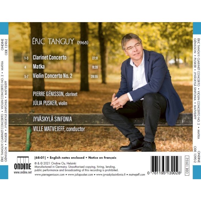 Tanguy: Clarinet Concerto; Violin Concerto No. 2; Matka - slide-1