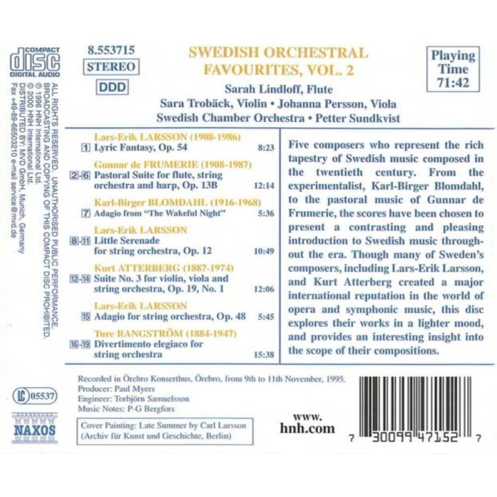 Swedish Orchestral Favourites, Vol. 2 - slide-1